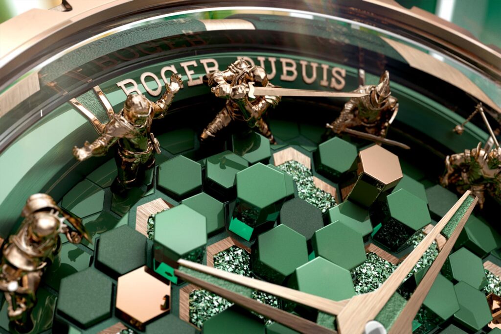 Roger Dubuis Knights of the Round Table detalle corto esfera
