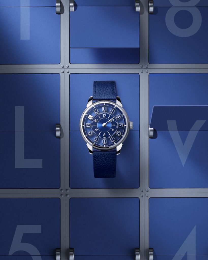 Louis Vuitton Tambour Spin Time Air blue