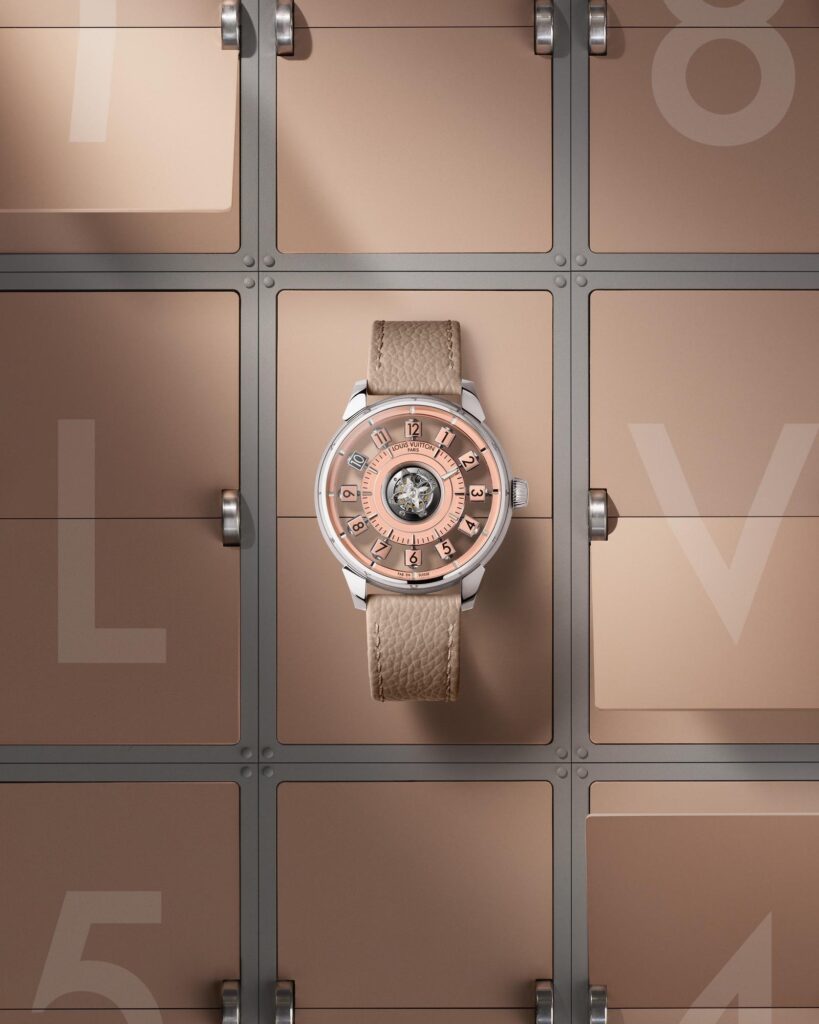 Louis Vuitton Tambour Spin Time Air Flying Tourbillon Platinum