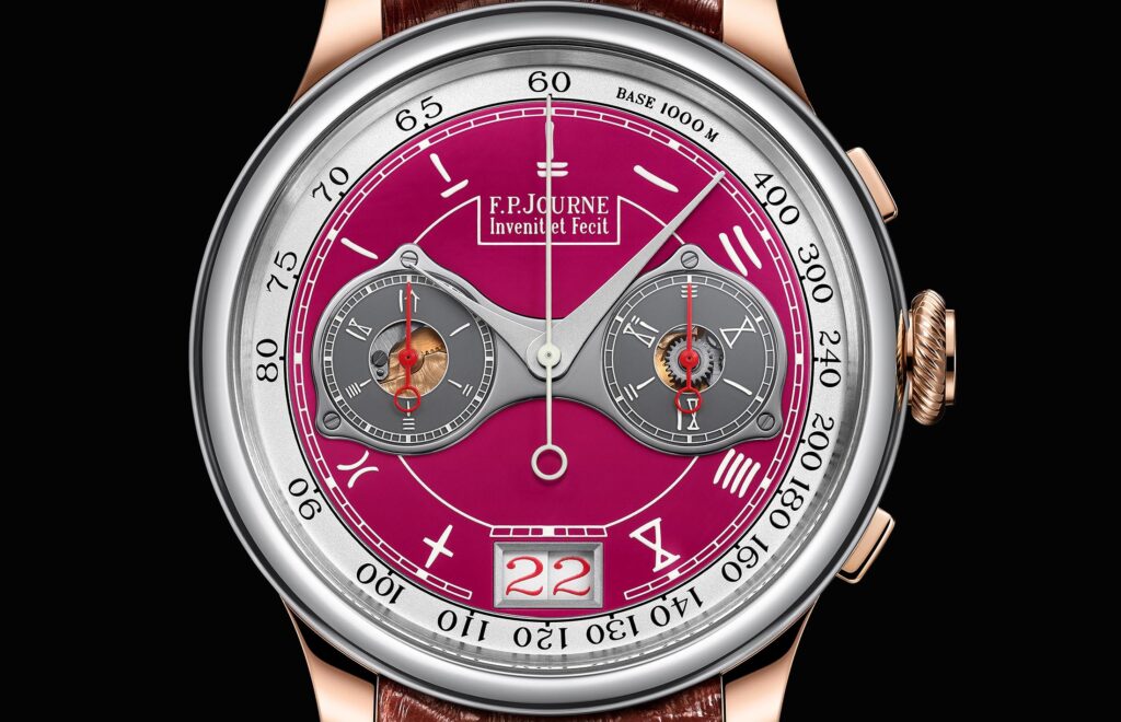 F.P.Journe Chronographe Prince Albert II deta esfera