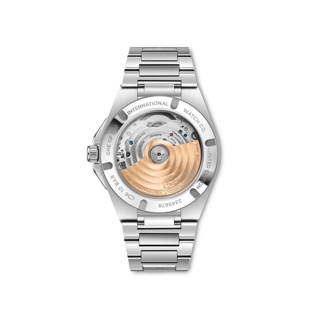 uevo IWC Ingenieur Automático 50 Aniversario con esfera plateada trasera