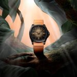 Reloj MIDO Multifort TV Big Date Special Edition con caja PVD negra y correa de piel beige