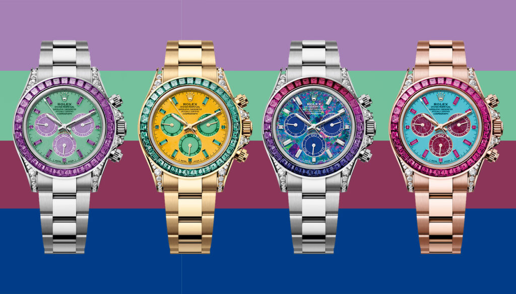 Cuatro relojes Rolex Cosmograph Daytona piezas únicas inspiradas en las cuatro estaciones para la subasta de Phillips