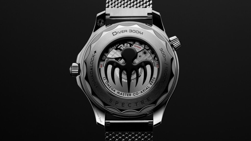 Fondo grabado pulpo OMEGA Seamaster Spectre