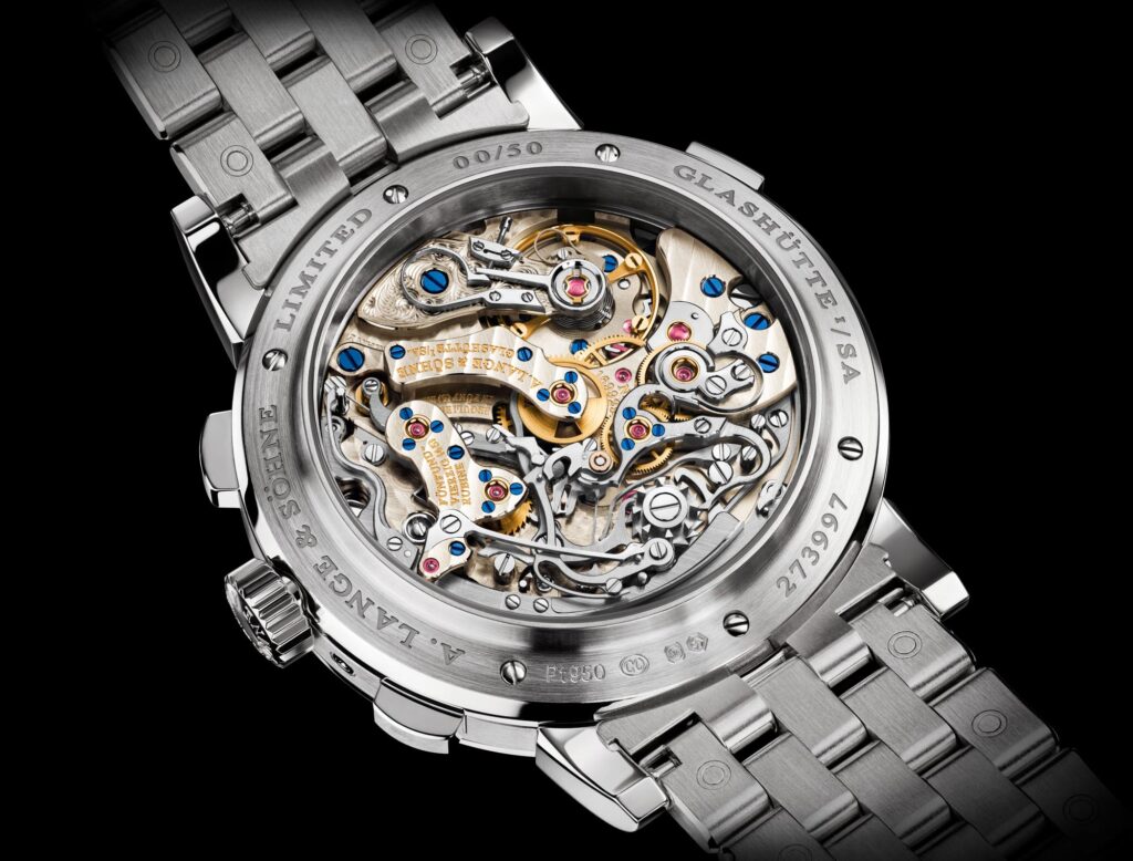 A. Lange & Söhne DATOGRAPH PERPETUO en platino 950 trasera