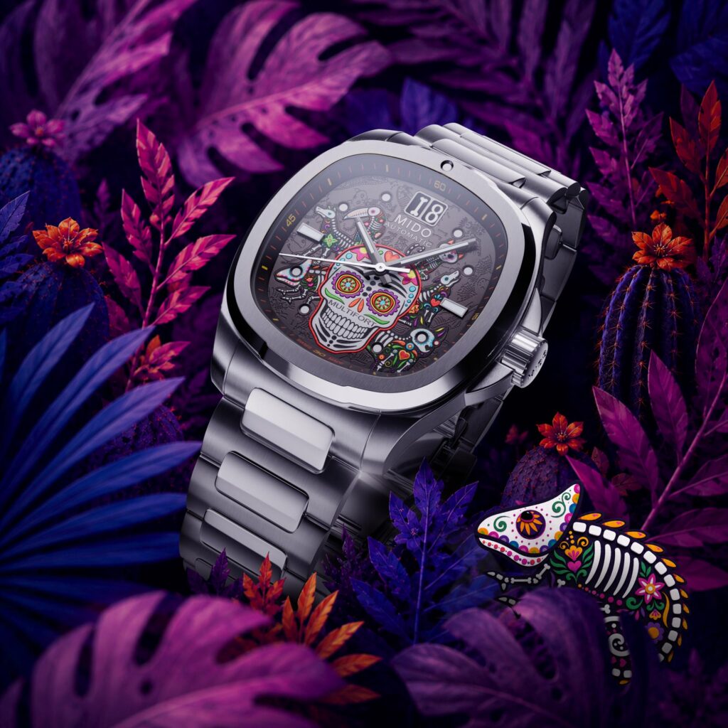 MIDO Multifort TV Big Date Dia de los Muertos ALEBRIJES Ref. M049.526.11.081.02 overview