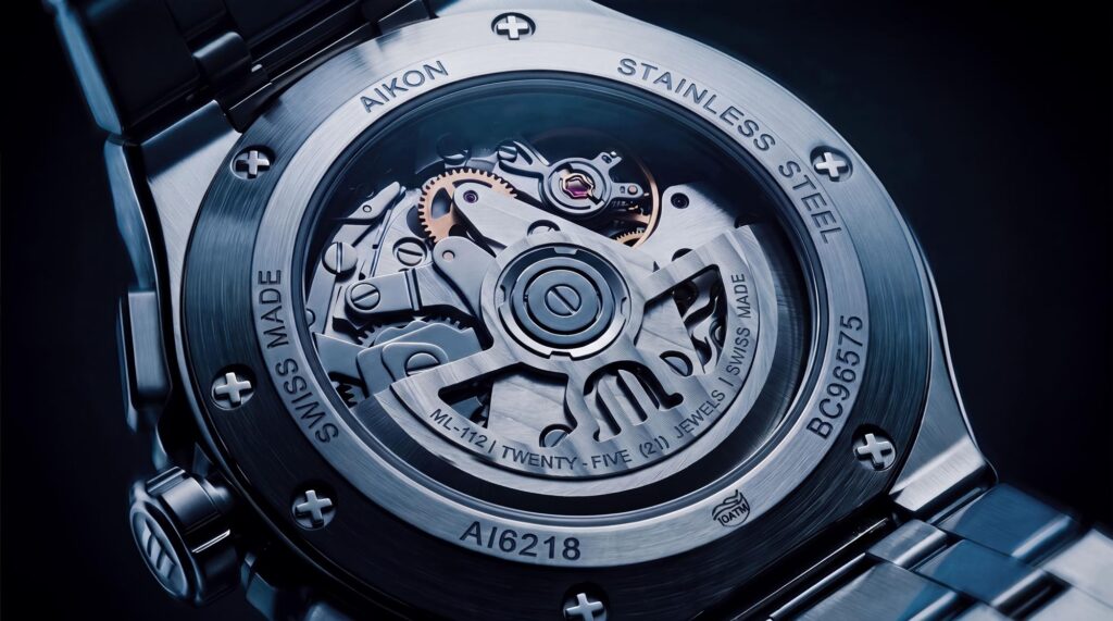 DETALLE CALIBRE Calibre ML112 Y TRASERA RELOJ