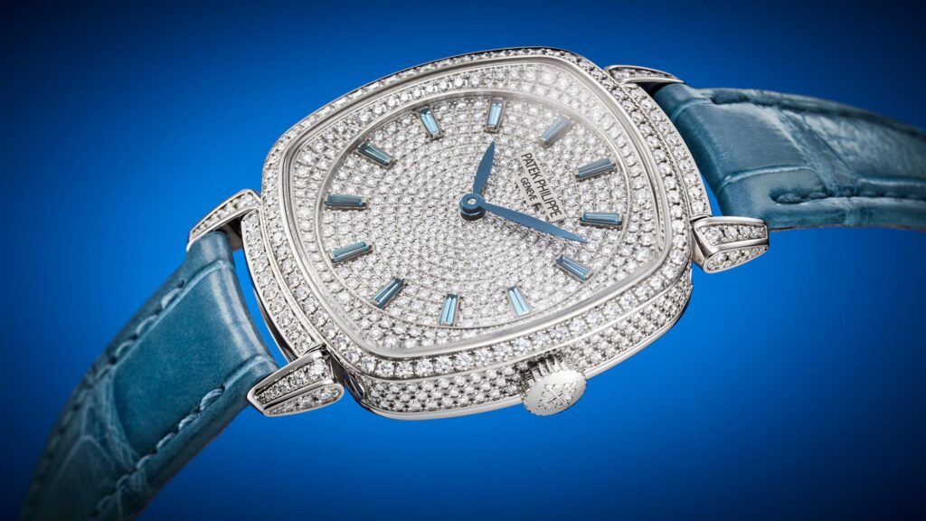 Detalle engaste Patek Philippe Gondolo Ref. 7043/250G-001
