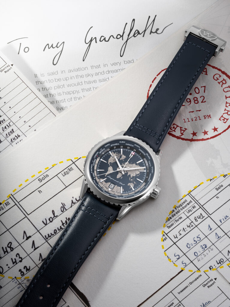 Caja de acero de 40 mm y bisel estriado del RAYMOND WEIL Freelancer World-Traveller