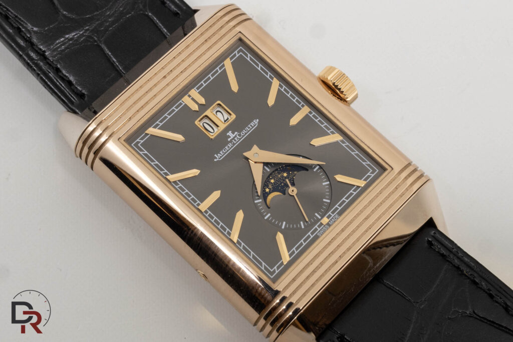 Jaeger-LeCoultre Reverso Duoface Big Date Moonphase in pink gold