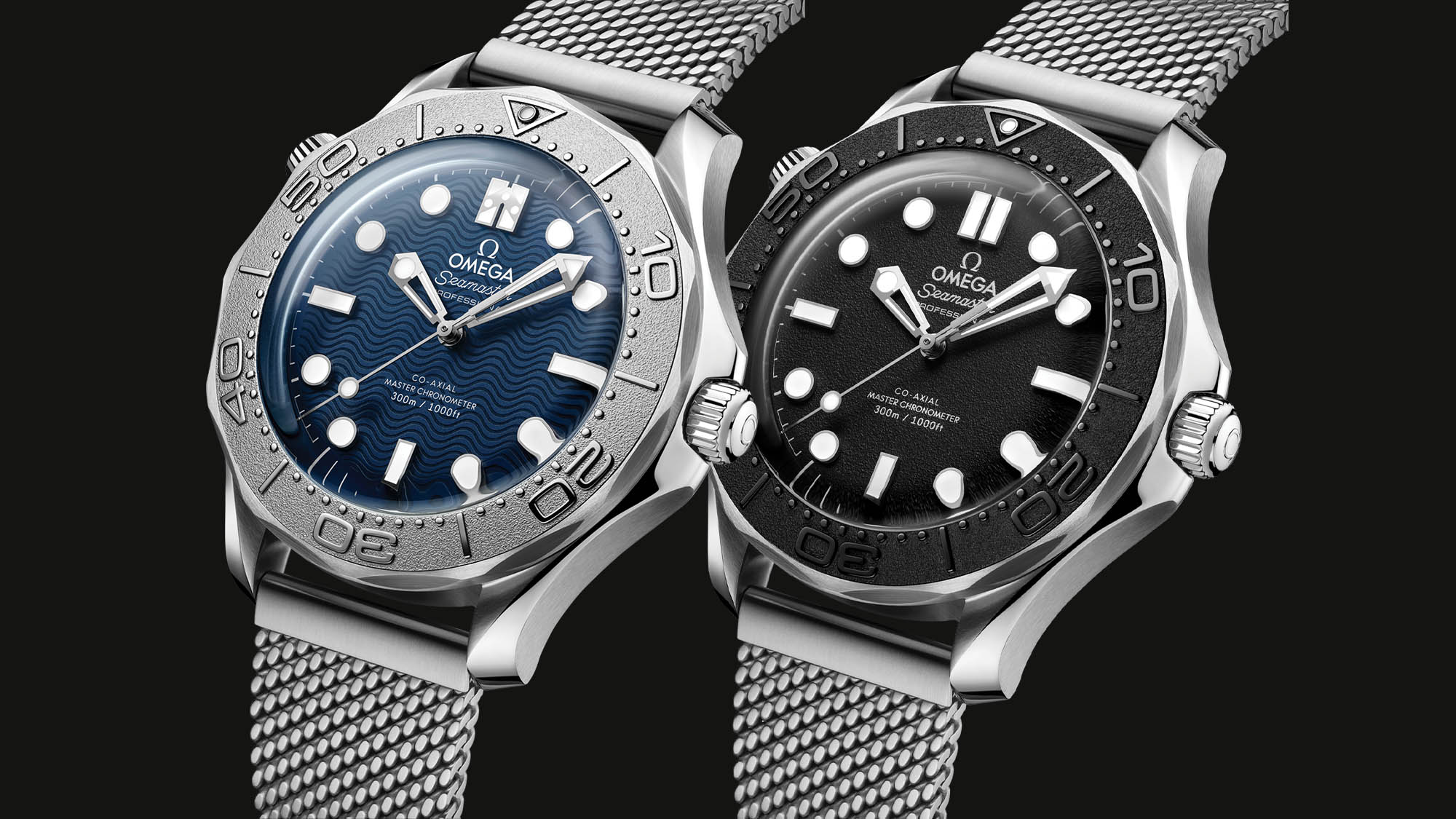 Relojes OMEGA Seamaster Diver 300M ediciones especiales James Bond y Spectre frente a frente