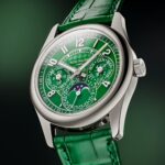 Patek Philippe 7147G-010 Calendario Perpetuo Milano 2026 reloj de oro blanco con esfera verde